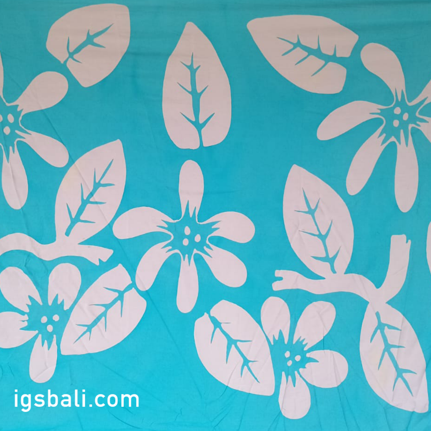 Pareo peint main monocolore Bali Indonesie