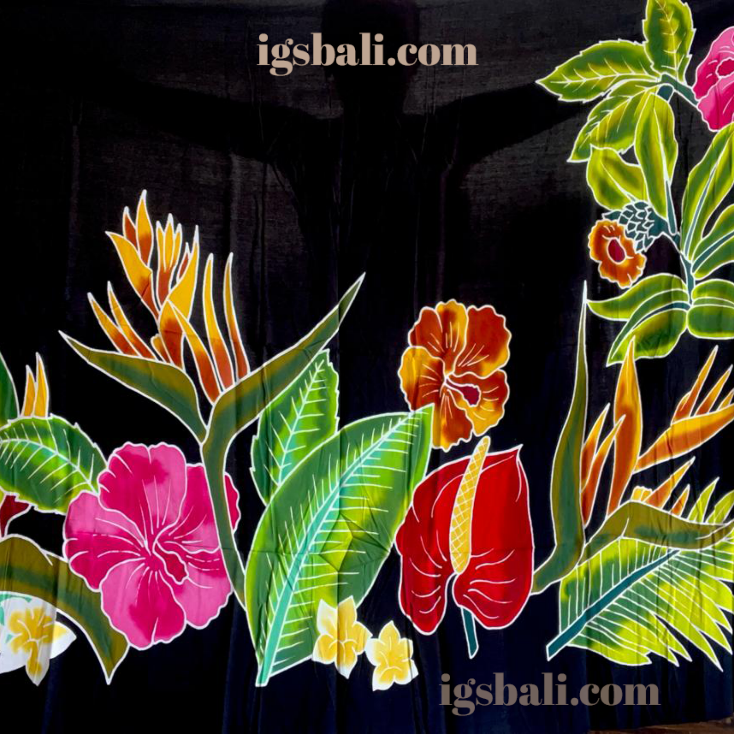 pareos fleurs bouquet Bali Reunion France