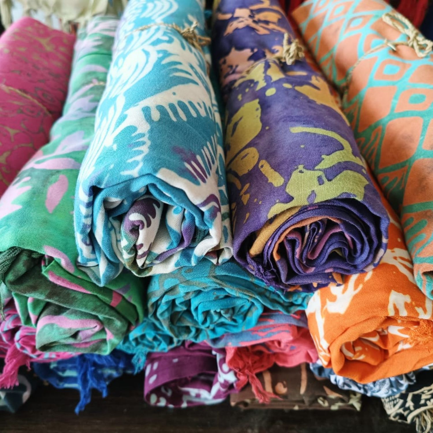 Sarong batik ethnique Bali Indonesie